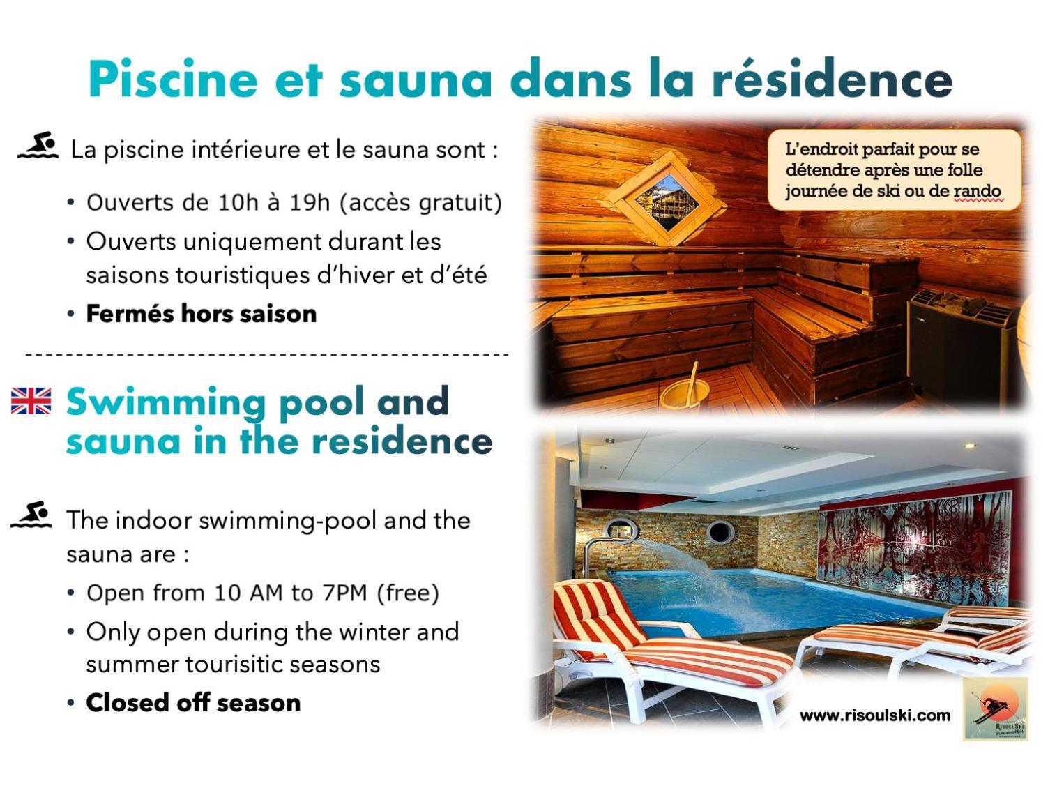 Risoulski Antares - Piscine Et Sauna Luaran gambar